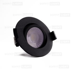 Įmontuojamas pritemdomas LED šviestuvas 6W (Juodas) CCT keičiama IP20/65 su jungtimi - Image 3