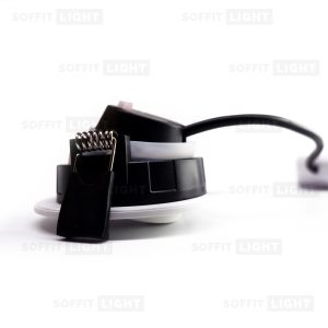 Įmontuojamas pritemdomas LED šviestuvas 6W (Juodas) CCT keičiama IP20/65 su jungtimi - Image 5