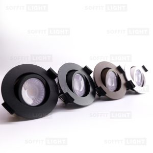 Įmontuojamas pritemdomas LED šviestuvas 6W (Juodas) CCT keičiama IP20/65 su jungtimi - Image 13