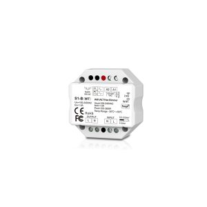Vieno kanalo 230V valdiklis S1-B(WT) su TRIAC pritemdymo funkcija + Push DIM + WIFI veikia su TUYA ir SMARTLIFE